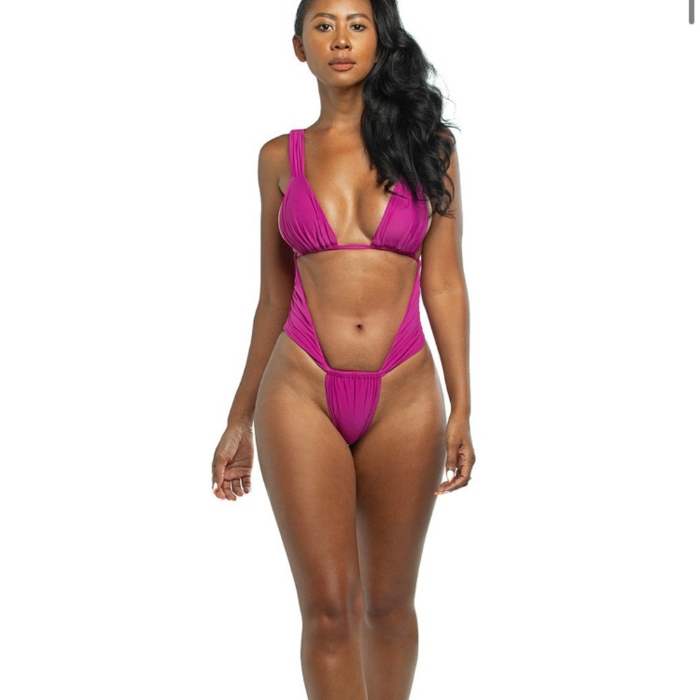 Asherah Swimwear Opulence bikini in Peach